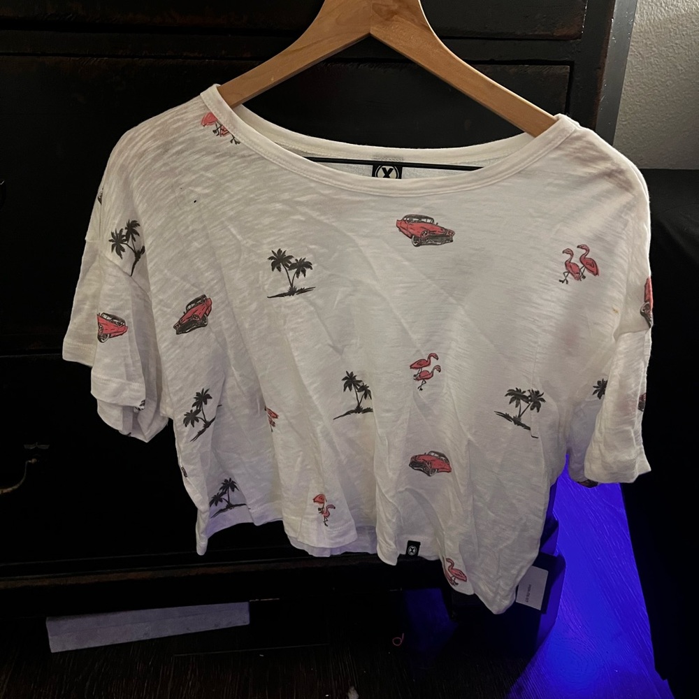 White & Pink Tee